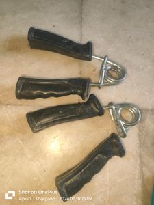 Grip Strengthener with Plastic Handle