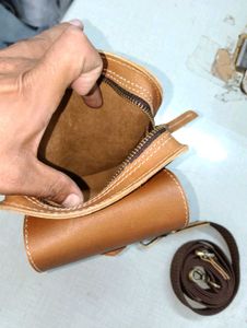Leather Unisex Crossbody Bag