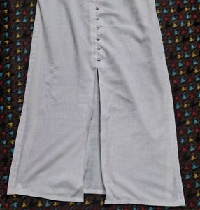 Classy White Plain Kurta💟