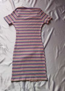 Striped Bodycon Mini Dress