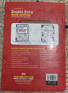 Double Entry Book Keeping