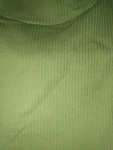 Mint Green Ribbed Mock Neck Top
