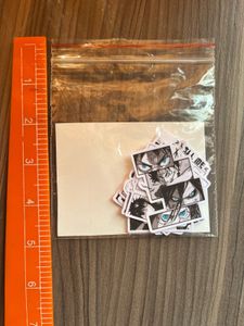 B&amp;W Anime Glossy Stickers