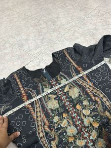 Chevron Embroidery Suit