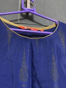 Blue Printed Kurta