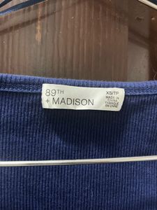 Blue Long Sleeve Top