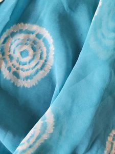 Blue &amp; White Tie-Dye Dress