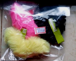 Colorful Furry Hair Accessories