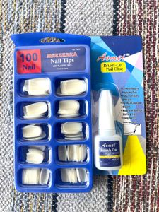 Nails With Nail Glue