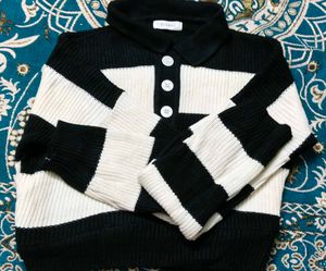 Striped Knit Sweater