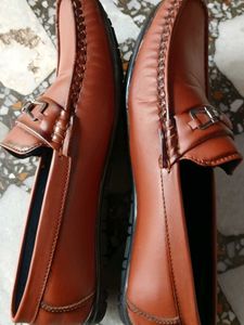 Brown Leather Loafers
