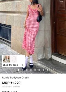 Ruffle Bodycon Dress