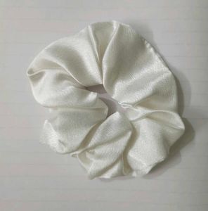 🤍 Satin Scrunchie & 🎀 Hair Tie Combo! 😺
