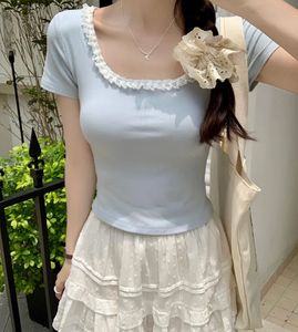 Cute Light Blue Top
