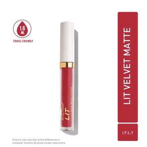 Myglamm LIT Velvet Matte Liquid Lipstick - Com