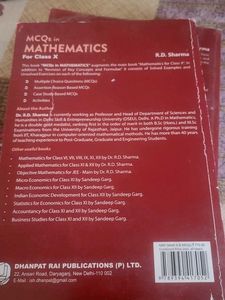 R.D. Sharma Mathematics Class X