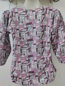 Abstract Print Top