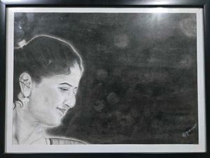 Charcoal Portrait Art