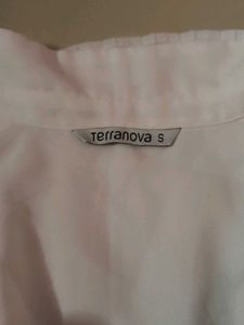 White Pleated Top