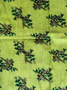 L Size Green Printed Kurta