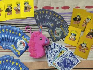 Naruto And Pokemon Cards Combo