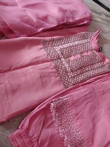 Elegant Pink Kurta Set