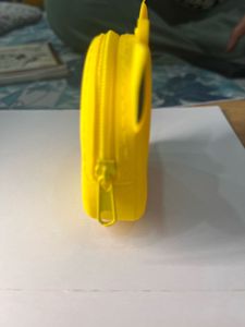 burger ball pen And Pikachu Themed Pouch