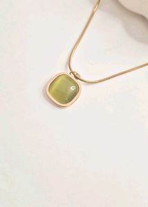 Elegant Square Pendant Necklace