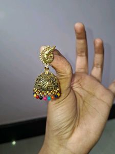 Jhumka Earrings - Traditional Style(set of 3)