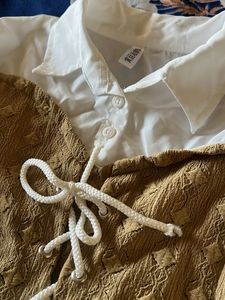 Lace-Up Corset Style Puff Sleeve Top