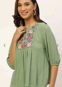 Cute Embroidery Top