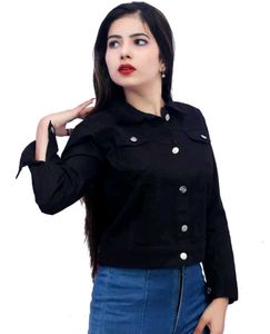 Black Cropped Jacket