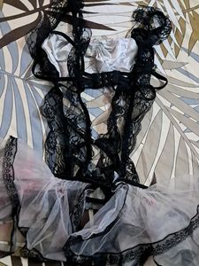 Pretty  Dress  With  Panty  In Shein  Branded