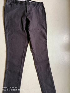 Ash Grey Color Office Wear Pants