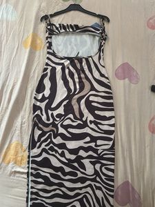 Zebra Print Bodycon Dress
