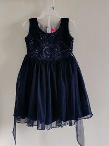 Navy Blue Party Dress