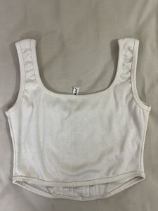 White Corset Top