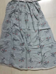 Floral Print Maxi Skirt