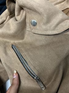 Tan Biker Jacket