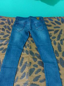 High-Waisted Denim Jeans