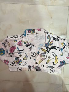 Printed Denim Jacket