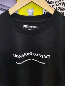 LEONARDO DA VINCI UNISEX BACKPRINTED TEE 🔥❤️‍🔥