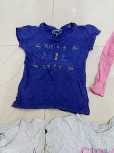 Combo Of 5 Tshirt And Top Skirt