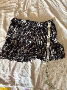 Beautiful Black And White Skirt