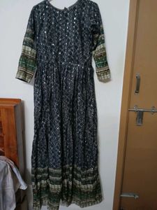 Full Mirror Worked Elegant Ethnic Gown