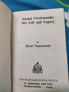 Swami Vivekananda -His Life And Legacy