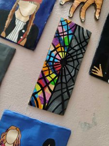 Custom Handmade "Wednesday" Series Wall Art Set