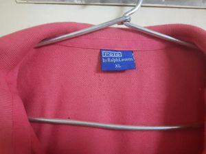 Polo Pink Color Xl Soze Tshirt