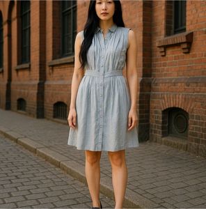 Casual Light Blue Dress