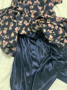 Pretty Korean Floral Mini Dress